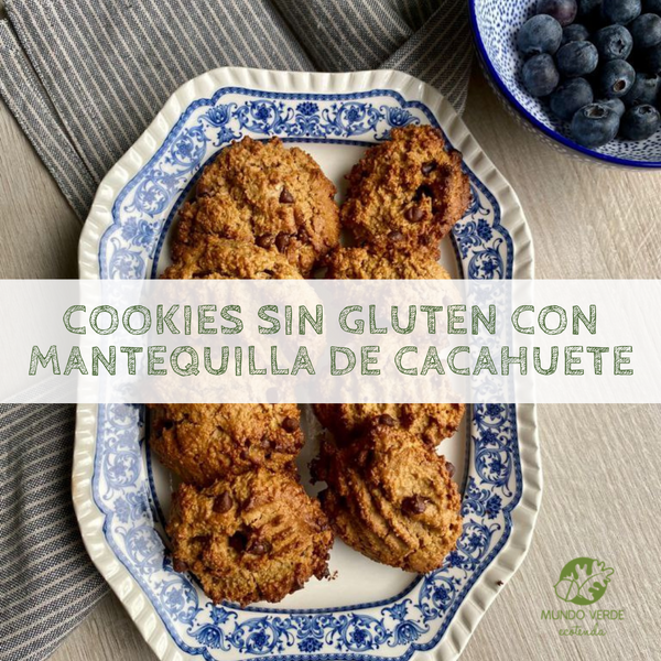 Cookies sin gluten con mantequilla de cacahuete